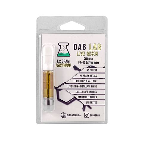 Live Resin Vape Cartridge 1ml