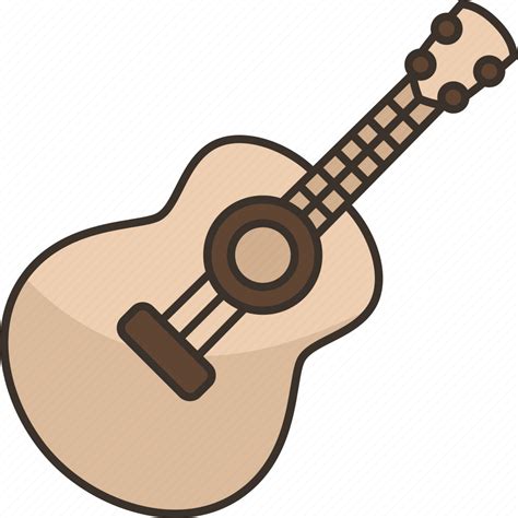 Guitar Acoustic String Music Instrument Icon Download On Iconfinder