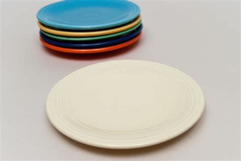 Vintage Fiesta 6" Bread and Butter Plate in Original Ivory Glaze