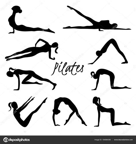 Pilates Posa Stock Vector By Ollimay