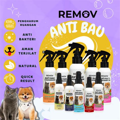 Jual REMOV Spray Penghilang Bau Kotoran Kucing Dan Anjing Shopee