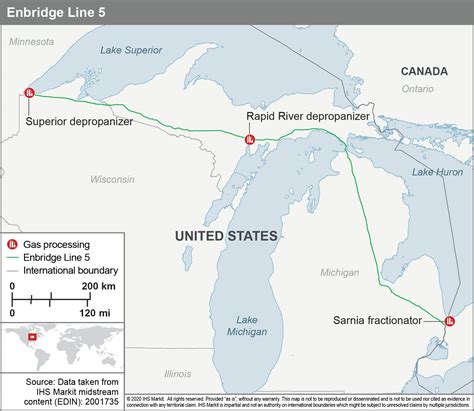 Potential Ngl Impacts Of Enbridge Line 5 Shutdown Are Substantial Sandp