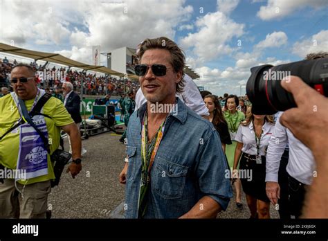 Austin Texas United States 24th Oct 2022 Brad Pitt Attending Race