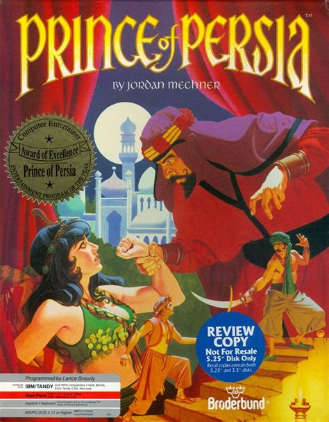 Prince Of Persia Cover Or Packaging Material Mobygames