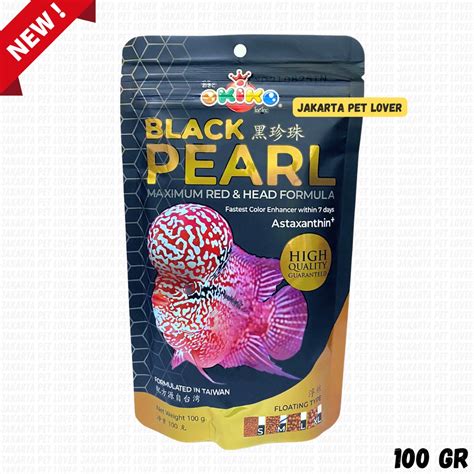 Jual Okiko Black Pearl Pelet Louhan Pelet Ikan Louhan Gr Shopee