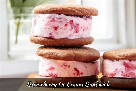 Strawberry ice cream sandwich: How to Make Strawberry ice cream ...