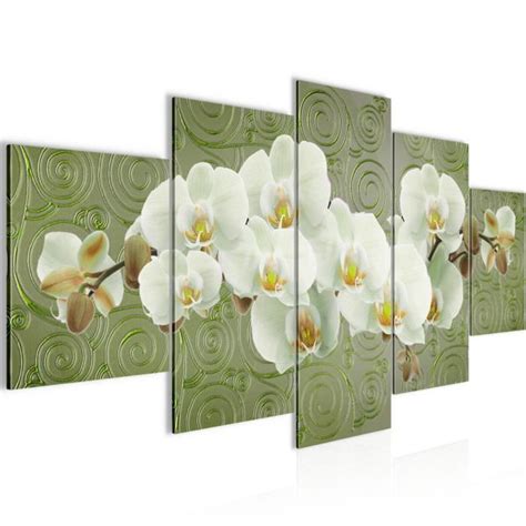 Runa Art Tableau D Coration Murale Fleurs D Orchid E X Cm