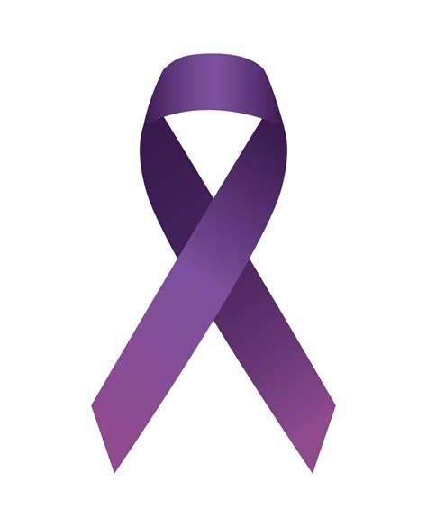 purple ribbon campaign 2495120 Vector Art at Vecteezy