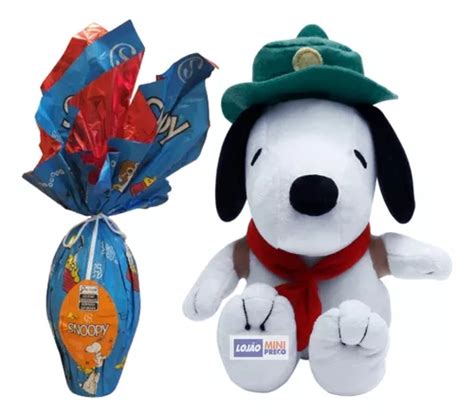 Ovo De Páscoa 160g Pelúcia Snoopy Cacau Show Chocolate Parcelamento