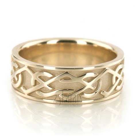 Eternal Celtic Love Knot Wedding Ring - HC100328 - 14K Gold