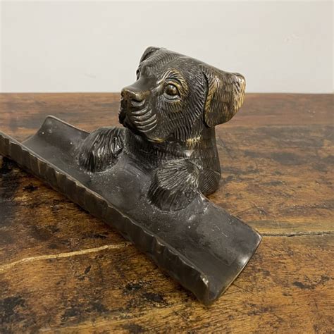 Bronze Dog Pen Holder | Boyd's Antiques