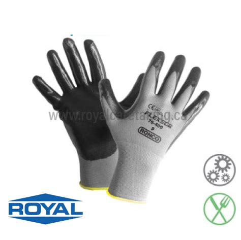 Order Now Flexsor Nitrile Palm Coated Nylon Glove