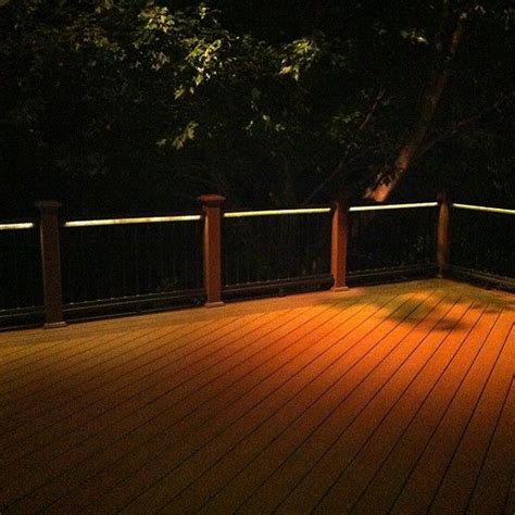 Outdoor Led Light Strips For Deck Railing Outdoor Lighting Ideas