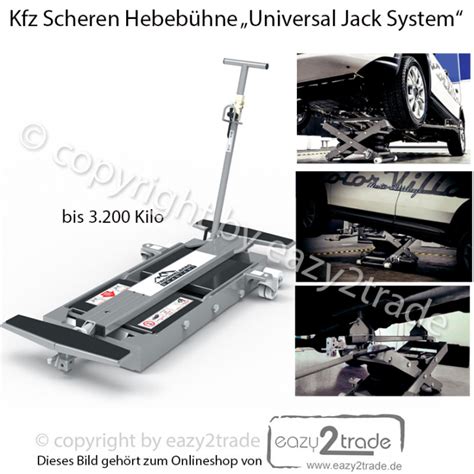 Mobile Scherenhebeb Hne Wagenheber Universal Jack System