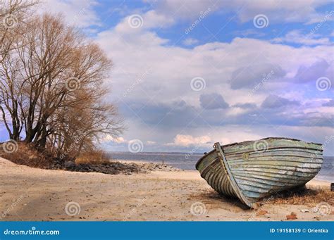 Old Boat Stock Image Image Of River Boat Beach Landscape 19158139