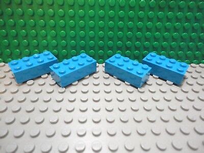 Lego Dark Azure Blue X Brick Block New Ebay