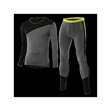 L Ffler Herren Set Long Transtex Merino Black