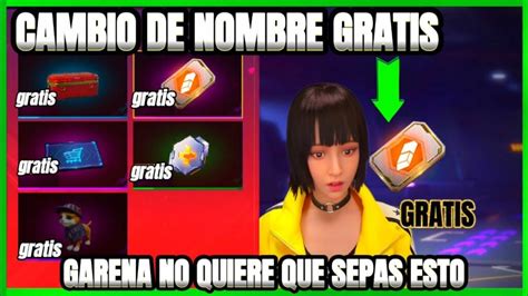 Quieres Cambiar Tu Nombre En Free Fire Gratis Aqu Te Contamos C Mo