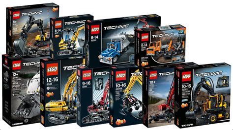 All Lego Technic Excavator Sets Compilation Collection