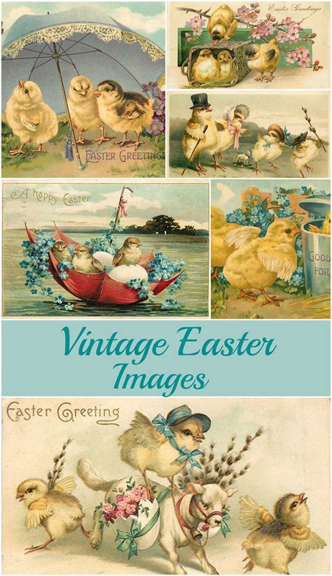 Free Printable Vintage Easter Images