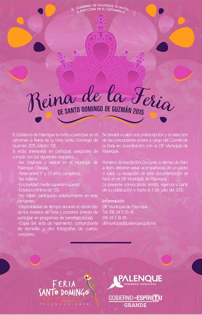 Presentan Convocatoria Para Candidatas A Reina De La Feria