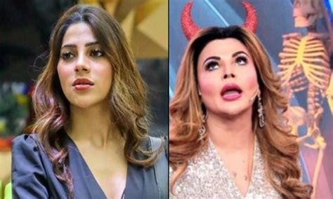 Bigg Boss 14 Rakhi Sawant And Nikki Tamboli Fight She Throws Chair At Bigg Boss 14 राखी सावंत