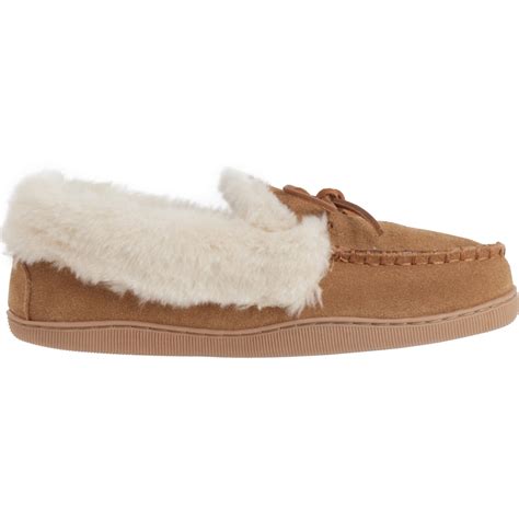 Clarks Suede Moccasin Slippers For Women Save