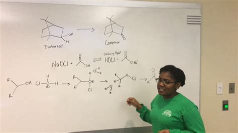 Oxidation of Isoborneol to form Camphor - YouTube