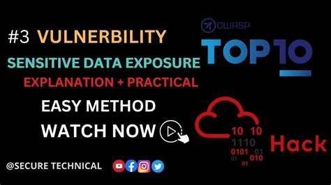 SENSITIVE DATA EXPOSURE VULNERABILITY Part3 Owasptop10 Tryhackme