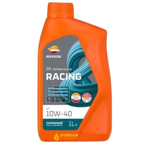 REPSOL RACING 4T 10W40 X 1 LTRO Dordan Store