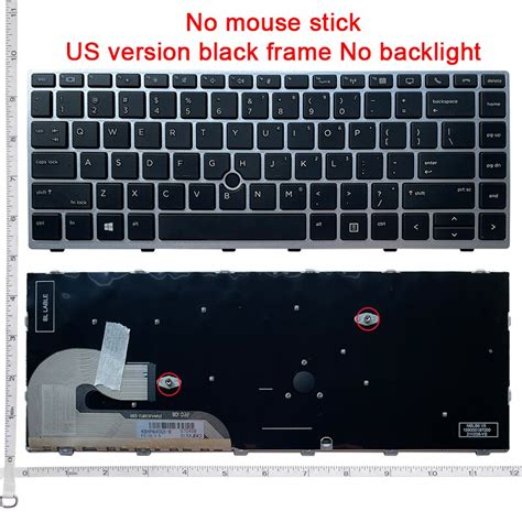 New English Backlit Keyboard For Hp Elitebook 840 G5 846 G5 745 G5