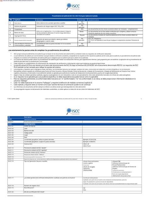 Iscc Eu Plus Procedure Chain Of Custody V5 0 Lista De