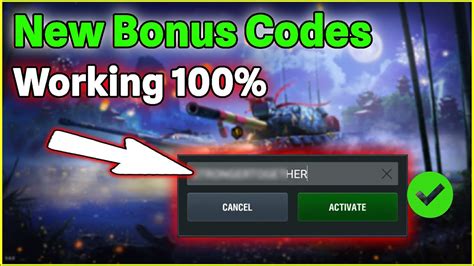 World Of Tanks Blitz Codes New Wot Bonus Code Youtube