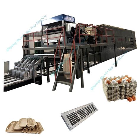 Recycle Paper Pulp Molding Eggs Tray Carton Rack Making Machine China