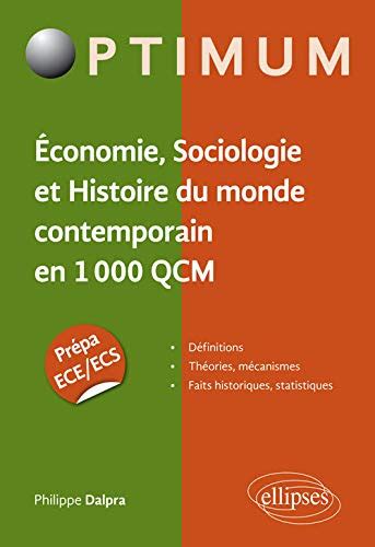 Conomie Sociologie Et Histoire Du Monde Contemporain En Qcm