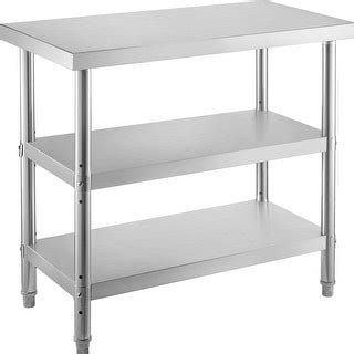 VEVOR Outdoor Food Prep Table Commercial Stainless Steel Table 2 ...