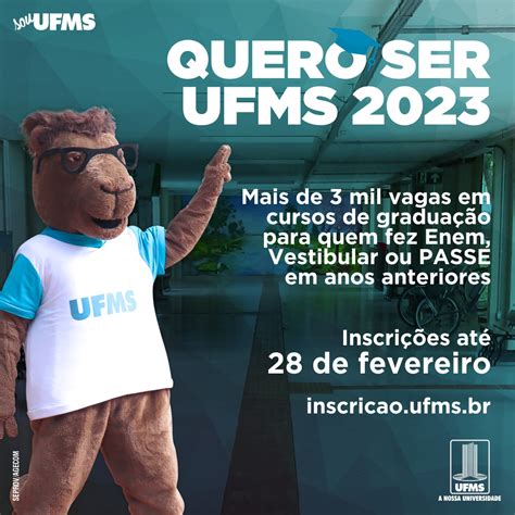 Quero Ser Ufms Oferece Mais De Mil Vagas Para Quem Fez Enem