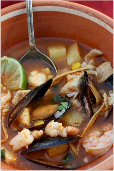 Caldo de Mariscos (Mexican Seafood Soup) - All Roads Lead to the Kitchen