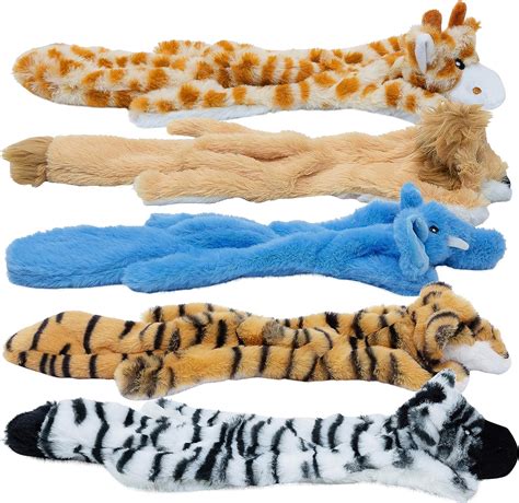 Pet Supplies Squeaky No Stuffing Dog Toy Set New And Improved Edition