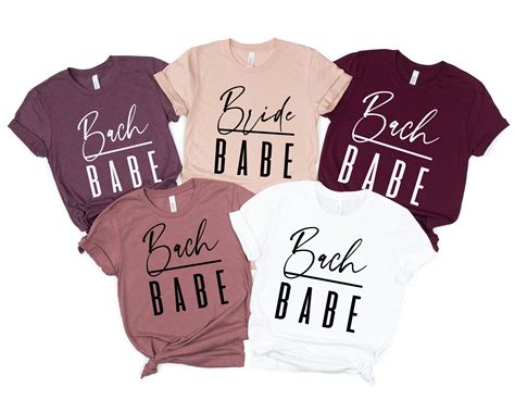 Bridal Babe Bachelorette Party Shirt Bride Shirt Bach Shirt Etsy