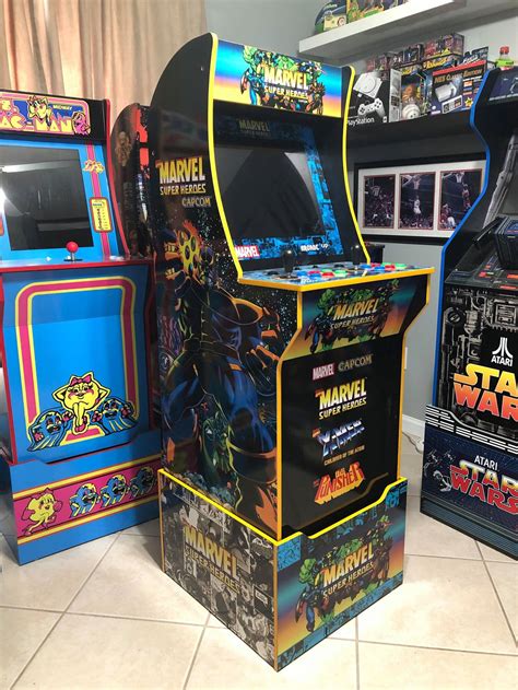 Arcade1up Cabinet Riser Graphics Marvel Super Heroes Limited Etsy