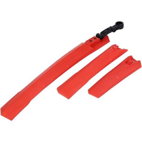 Garde boue en plastique rouge Garde boue VTT Vélo Vélo Vélo Vélo Set