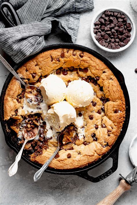 Skillet Chocolate Chip Cookie Two Peas And Their Pod