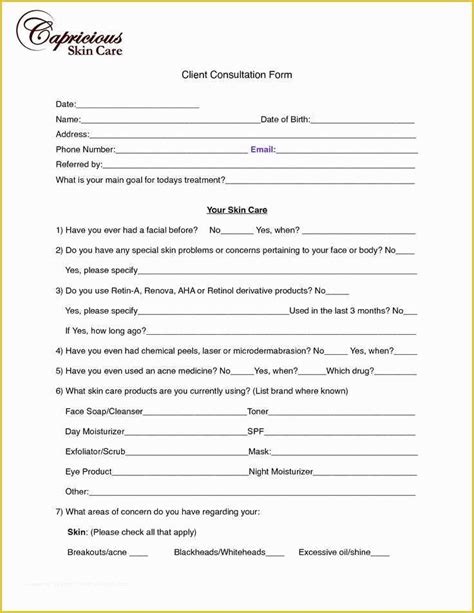 Hair Salon Job Application Template