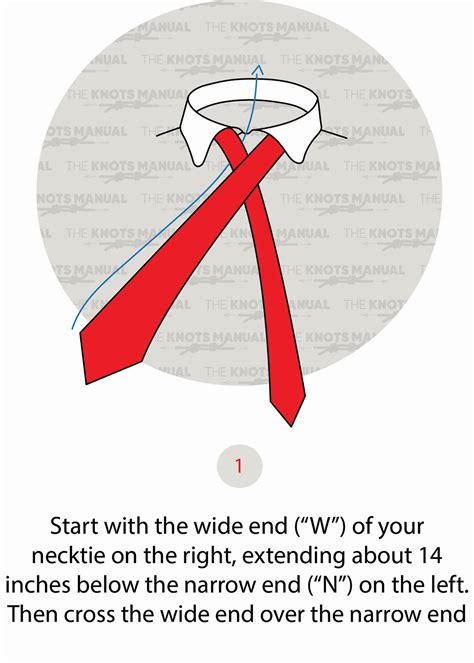 Illustrated Guide How To Tie The Windsor Tie Knot