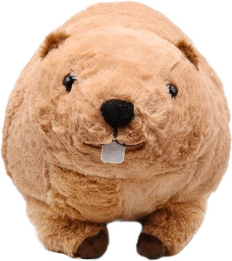 Lifelike Beaver Stuffed Animal With Big Front Teeth