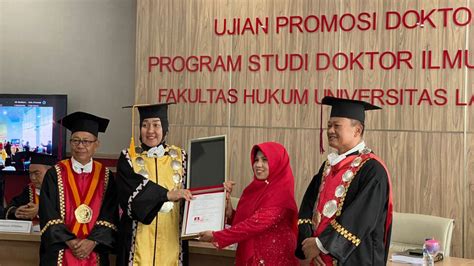 Fh Unila Ujian Terbuka Promosi Doktor Ilmu Hukum