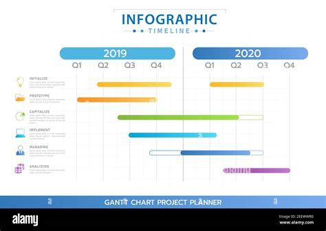 Infographic template for business. Year Modern Timeline diagram ...