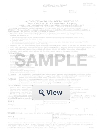 Ssa 827 Form Create And Download For Free Formswift