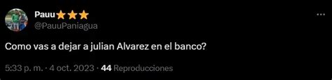 Las Redes Explotaron Pidiendo A Julián Álvarez Entró Y Marcó Un Golazo